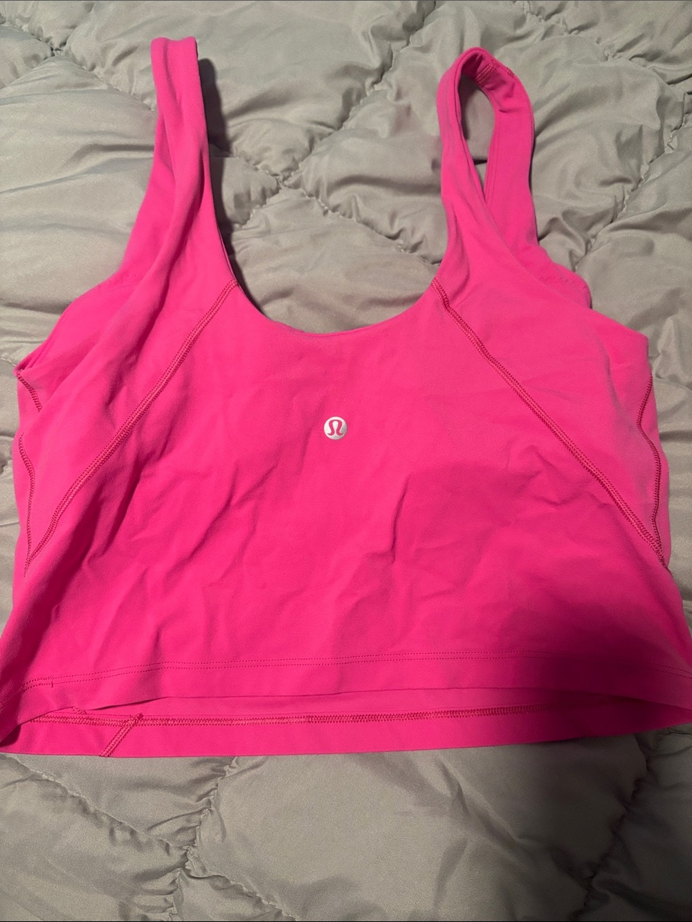 lululemon athletica Hot Pink Scoop Align Sports Bra Tank